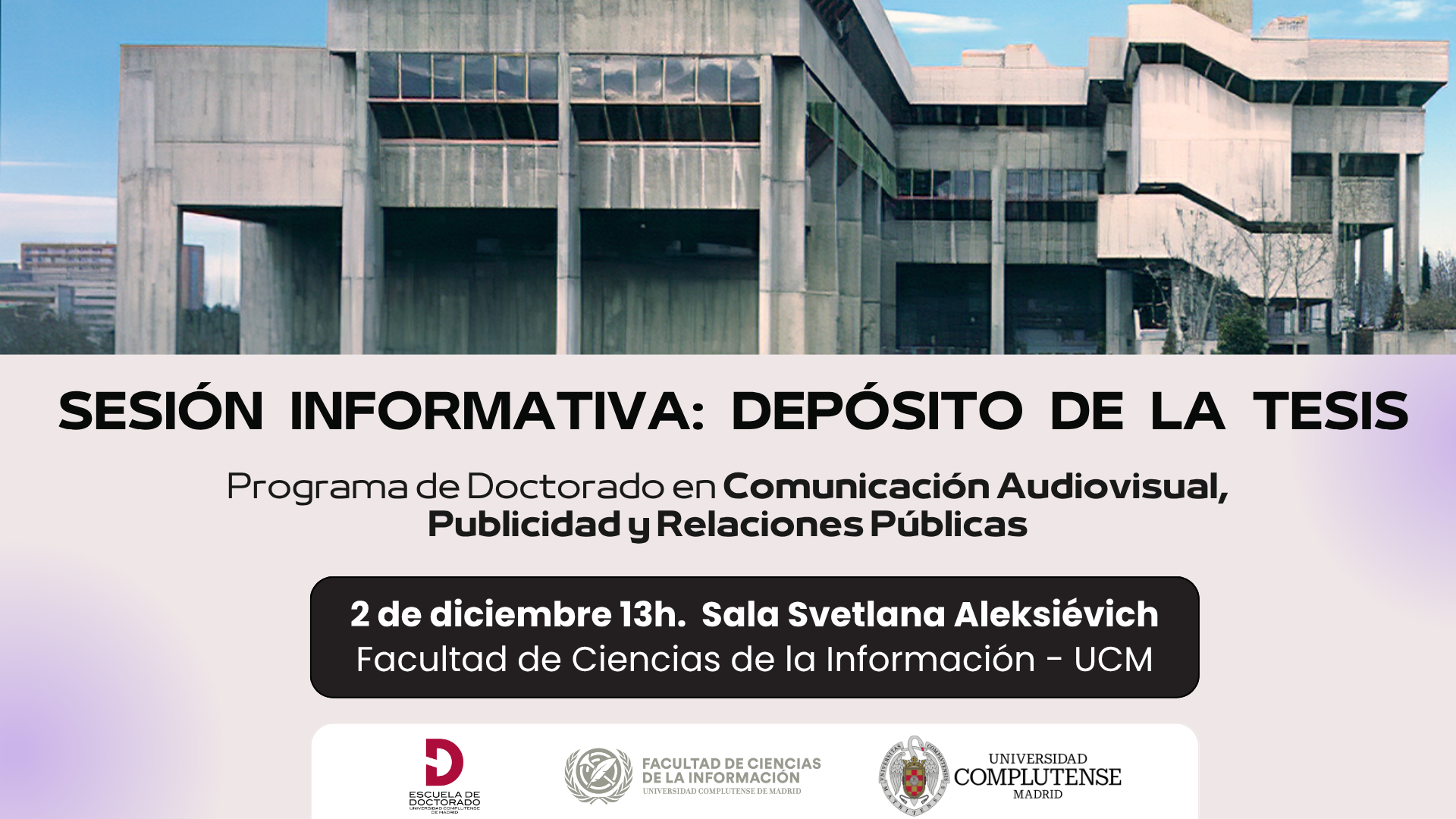 Información sobre Depósito de Tesis